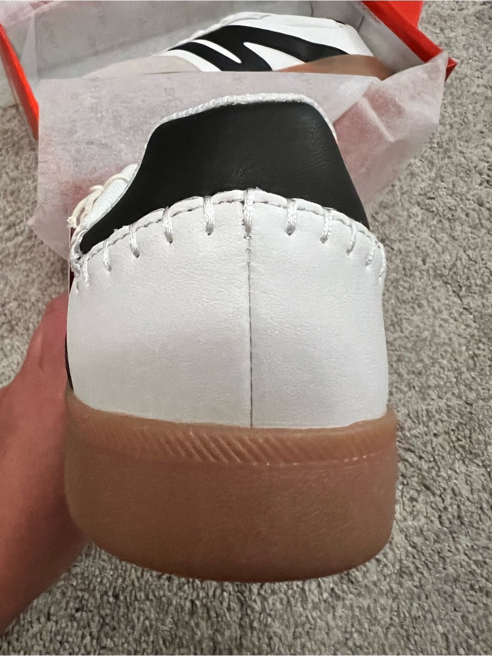 Lucky Step Retro White Sneakers with Black Side Accents Sports, Athleisure 8 - Picture 3 of 8